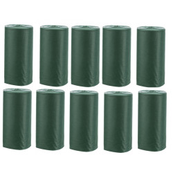 animallparadise Compostable dog poop bag, 10 rolls of 10 bags. Waste collection