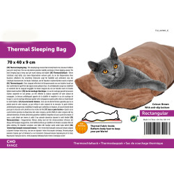 animallparadise Thermal sleeping bag for cats. 70 x 40 x 9 cm Bedding