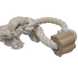 animallparadise Seil Wild 3 Knoten, Größe ø 2 cm x 51 cm, Hundespielzeug. AP-480453 Seilspiele für Hunde