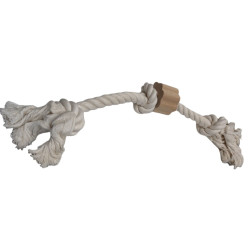 animallparadise Corde Wild 3 nœuds, taille ø 2 cm x 51 cm, jouet pour chien. Jeux cordes pour chien
