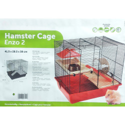 ENZO kooi. 41.5 x 28,5 x 38 cm. Model 2. voor hamster. animallparadise AP-210122 Kooi