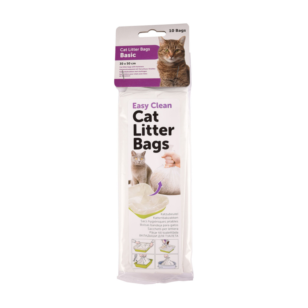 animallparadise Hygiene bags for cat litter box. Pack of 10 bags. Litter bags