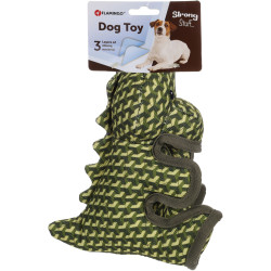 animallparadise Strong Stuff Dino green dog toy 23 cm. Chew toys for dogs