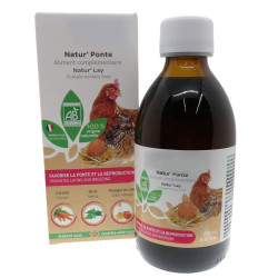 animallparadise Natur' Ponte, aliment complémentaire favorise la ponte pour poules 250 ml. Complément alimentaire