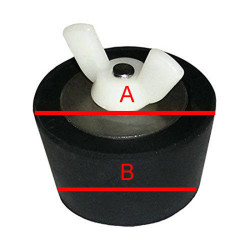 Plug No. 6 - 3/4 inch, invernização da piscina de 2,51 a 3,10 cm JB-670-0002 Ficha de inverno