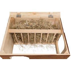 animallparadise Hilke house with integrated hay rack for rabbits, guinea pigs Food rack