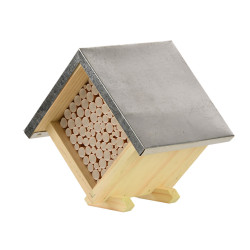 animallparadise Square bee house, height 18 cm. Bees