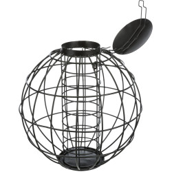Alimentador de bolas gordas, ø 22 x 24 cm. para aves. AP-55420 support boule ou pain de graisse