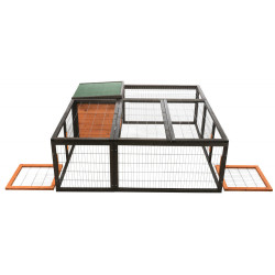 animallparadise Enclosure with cover, Size: 150 × 53 × 150 cm. for rabbits and small animals. Hutch