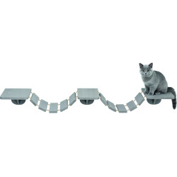 animallparadise Kletterleiter 150 cm für die Wandmontage - Katze AP-49930 Wandmontagefläche