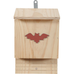 animallparadise Wooden nesting box, height 28.5 cm, for bats . random color chauve souris