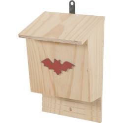 animallparadise Wooden nesting box, height 28.5 cm, for bats . random color chauve souris