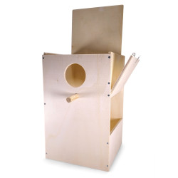 animallparadise Wooden nesting box Calopsitte in kit H 30 cm. for birds Birdhouse