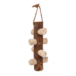 animallparadise 6 sticks of grease and its wooden support, bird food Bird Food Ball