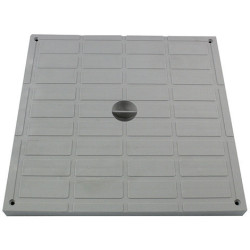 jardiboutique pad leggero 30 x 30 cm in polipropilene grigio. JB-SASTAPPP300G Chiusino