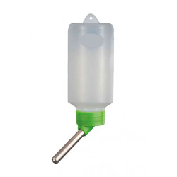 AP-TR-6052 animallparadise botella de plástico de 100 ml con soporte metálico. para hámsters o jerbos. colores aleatorios. Bi...