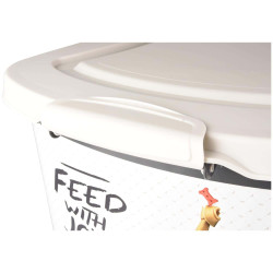 AP-FL-518989 animallparadise Caja de comida para perros de 38 litros con pala. Caja de almacenamiento de alimentos