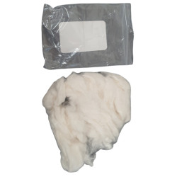 animallparadise copy of White wadding for hamster bed 25 gr. rodents. Beds, hammocks, nesters