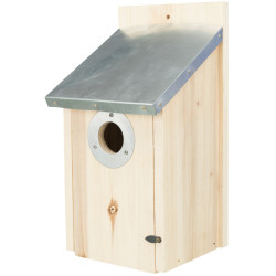 AP-TR-55859 animallparadise Caja para estorninos, tamaño 18 x 31 x 16 cm / ø 4,5 cm. Casa de pájaros