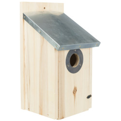 AP-TR-55859 animallparadise Caja para estorninos, tamaño 18 x 31 x 16 cm / ø 4,5 cm. Casa de pájaros