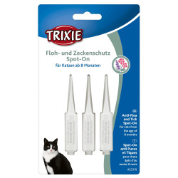 AP-TR-25378 animallparadise Pipetas antipulgas y garrapatas, Spot-On para gatos de más de 8 meses Control de plagas de gatos