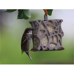animallparadise Anna recycled bird feeder 13 x 15 cm, grease block holder support ball or grease loaf