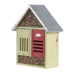 animallparadise Insect hotel, size XL, with cleaning brush. H 38 cm. Insect hotels