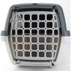 animallparadise Cage gulliver 1, couleur gris, taille : 48 x 32 x 31 cm, transport chien max 6 kg Cage de transport