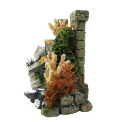 animallparadise Bois avec cruches Décoration aquarium 25 x 13.5 x 14 cm. Décoration et autre