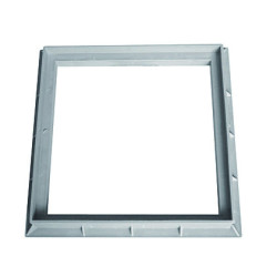 jardiboutique frame 30 x 30 cm grey polypropylene for manhole cover Rain gutter