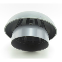 Jardiboutique Chapeau de ventilation Ø 110, couleur gris à coller Ventilation