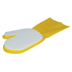 Jardiboutique A pool and spa cleaning brush glove Brush