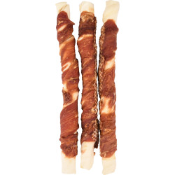 animallparadise Candy 3 sticks to chew. ø 3 cm x 25 cm. with duck. 240 g. for dog. Nourriture