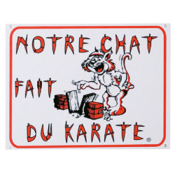animallparadise Gate panel cat karate. cat. Panel panel