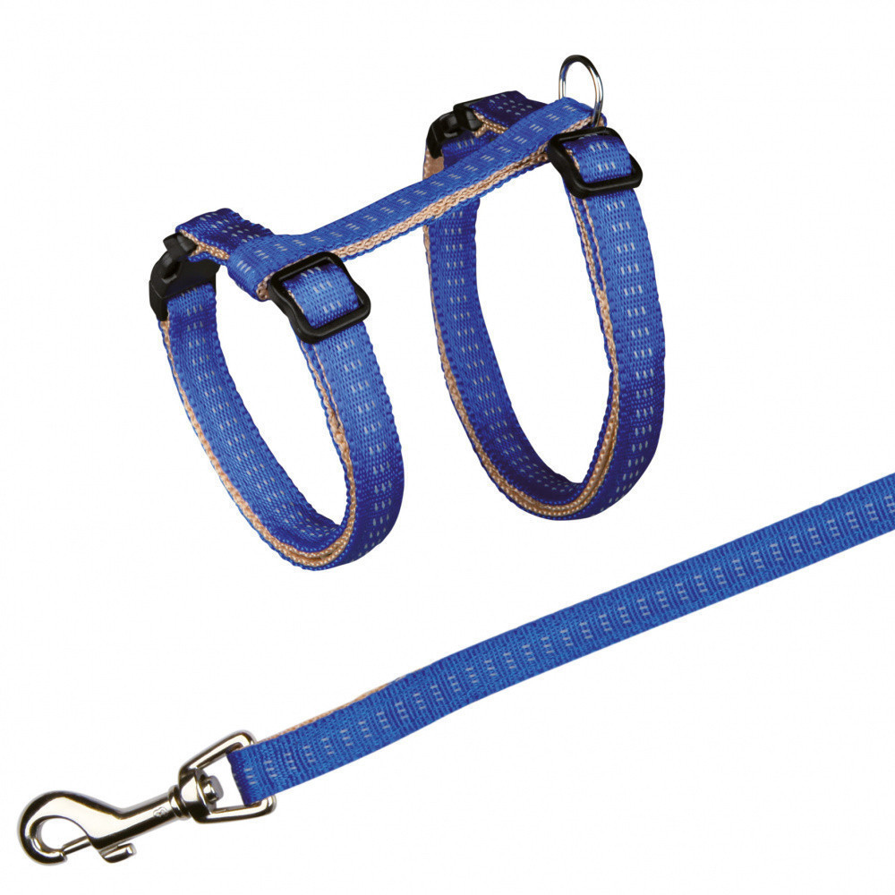 animallparadise Softline Elegance Harness random colors, with leash for cats 27-44 cm. Harness