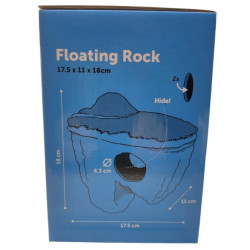 animallparadise Floating Rock M, dimensioni 17,5 x 11 x 18 cm, decorazione per acquari. AP-FL-410359 Roché pierre
