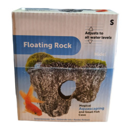 animallparadise Floating Rock S, size 12 x 8,5 x 13 cm, aquarium decoration Roché pierre