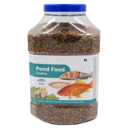 animallparadise Nourriture pour poisson d'étang, bassin aquatique. granulats - 5 Litres Nourriture