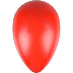 AP-FL-519705 animallparadise Huevo OVO rojo de plástico duro, L ø 16,5 cm x 25 cm de altura. Juguete para perros Bolas para p...