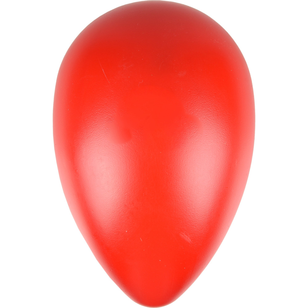 animallparadise Rotes OVO-Ei aus Hartplastik, L ø 16,5 cm x 25 cm hoch. Hundespielzeug AP-FL-519705 Bälle für Hunde