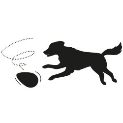 animallparadise Uovo di plastica rosso S ø 8 cm x 12,5 cm di altezza Gioco per cani AP-FL-519703 Palline per cani