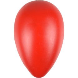 animallparadise Red plastic OVO egg. S ø 8 cm x 12.5 cm high. Dog toy Balles pour chien