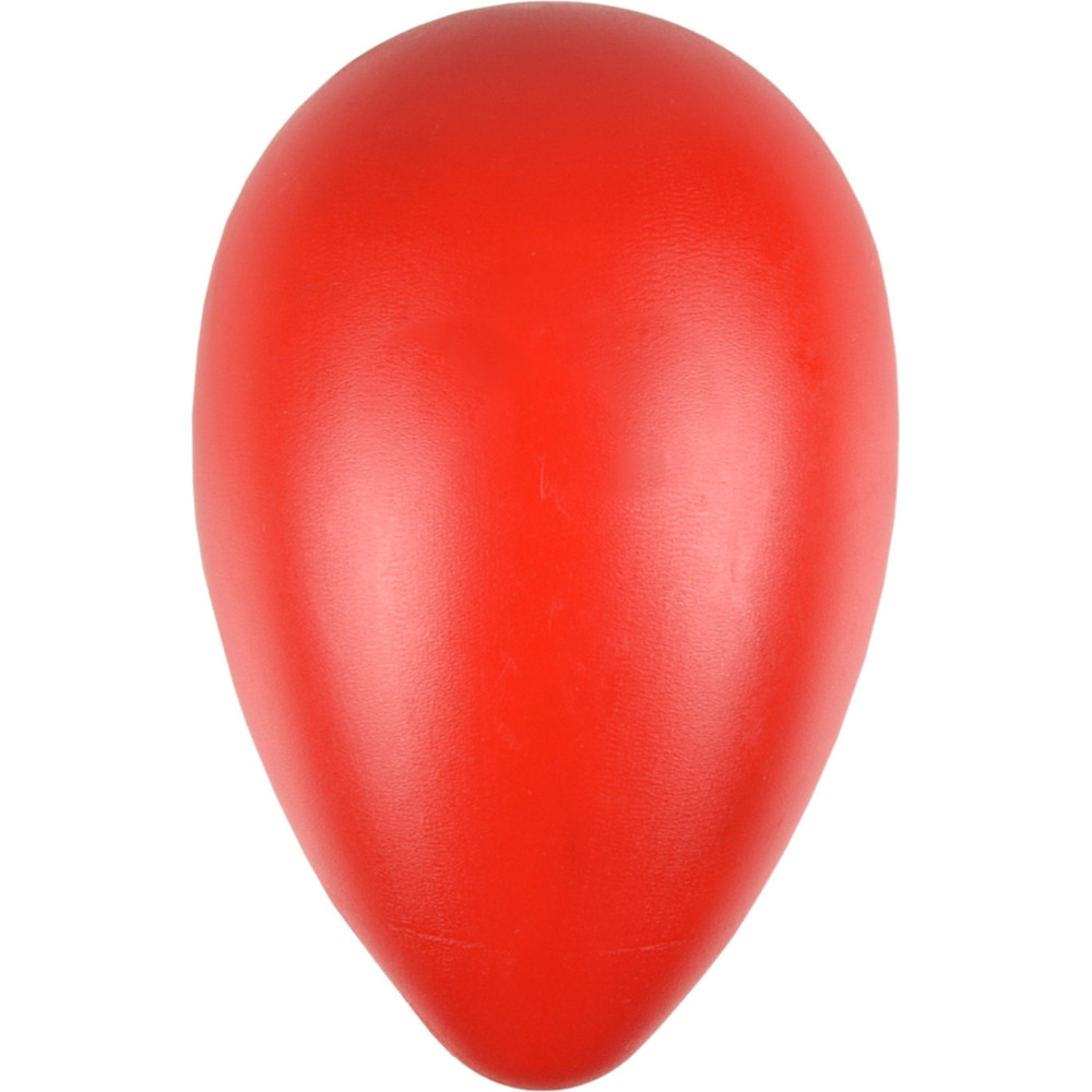 animallparadise Red plastic egg S ø 8 cm x 12.5 cm high Dog toy Dog Balls