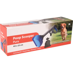 animallparadise PURA blue poop scoop +1 poop bag. size 44 cm Collection of excrement