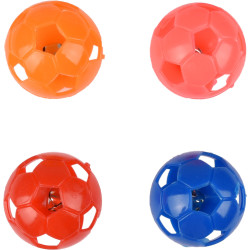 animallparadise 4 balls with bell for cat. ø 3.8 cm. multiple color - cat toy Games