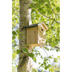 animallparadise Nesting box for cavity nesting birds. Dimensions: 25 × 40 × 22 cm/ø 2.7 cm Birdhouse