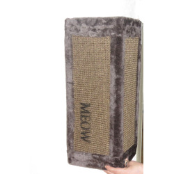 animallparadise SHIRO brown corner scratching post. 40 x 54.5 cm. for cat. Scratchers and scratching posts