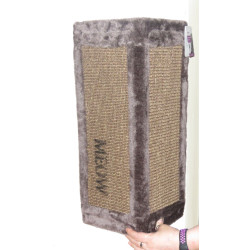 animallparadise SHIRO brown corner scratching post. 40 x 54.5 cm. for cat. Scratchers and scratching posts