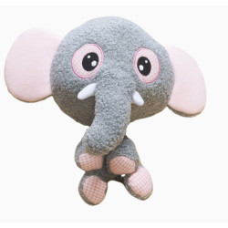 Elly olifant pluche 30 cm, speeltje voor honden. animallparadise AP-VA-17115 Pluche voor honden