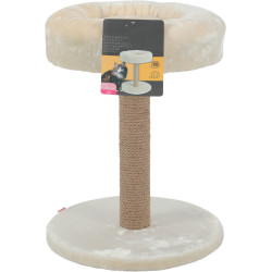 animallparadise Cat tree 2 in 1. ø 35 cm x height 45 cm. beige color. for cats and kittens. Cat tree